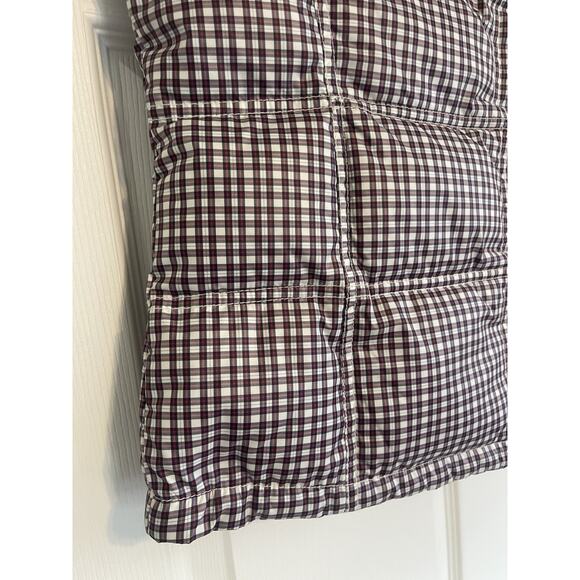 Tommy Hilfiger | Women's Size Med | Quilted Puffer Vest Red Polyester‎ Zip Snap - Picture 7 of 8